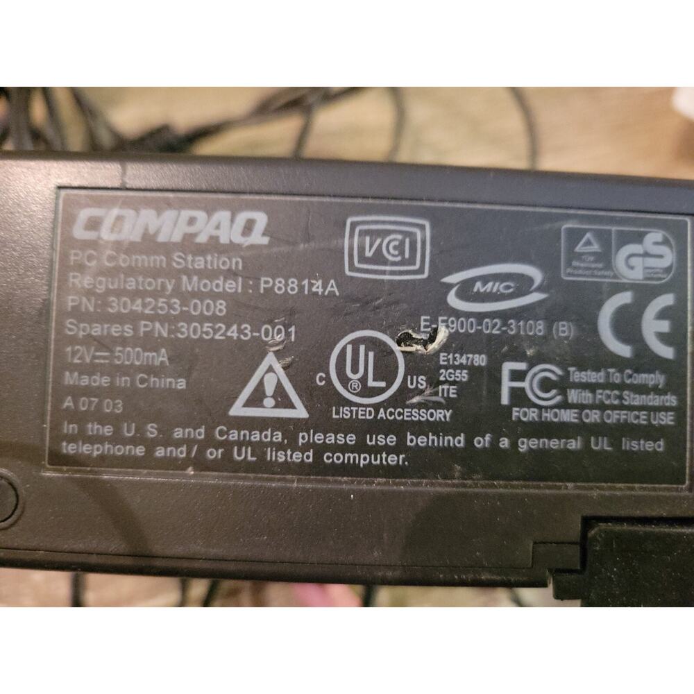 Rare Compaq HP PC Comm Station Home or Office Use P8814A